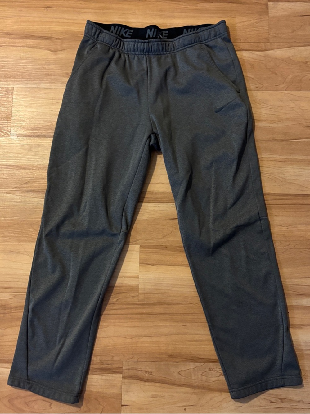 Nike Men’s Charcoal Gray Athletic Joggers